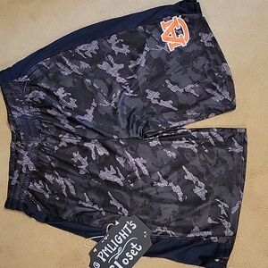 Campus Heritage Camo Athletic Shorts XL Auburn Black Gray